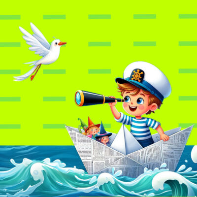 Completar letras – Barquito de papel
