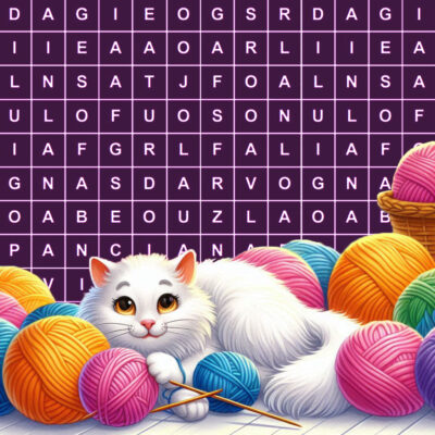 Sopa de letras – El gato Pompón