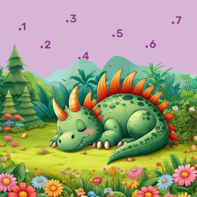 Unir puntos – Mauro, el dinodragón