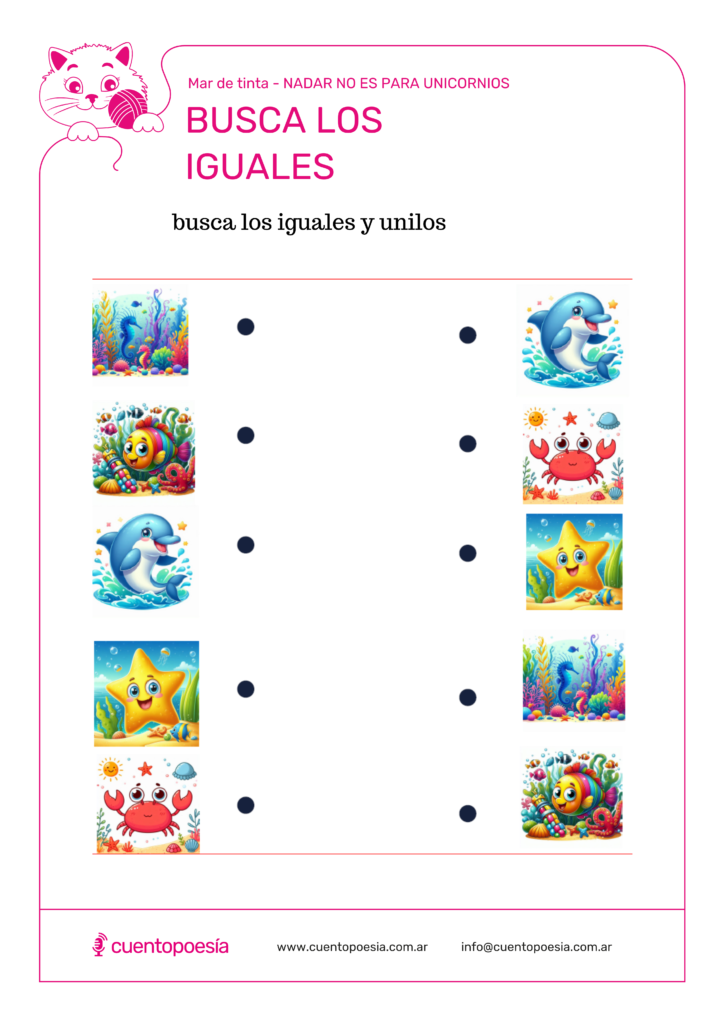 busca los iguales nadar no es para