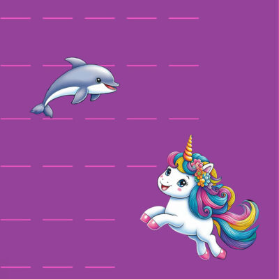 Completar letras – Nadar no es para unicornios